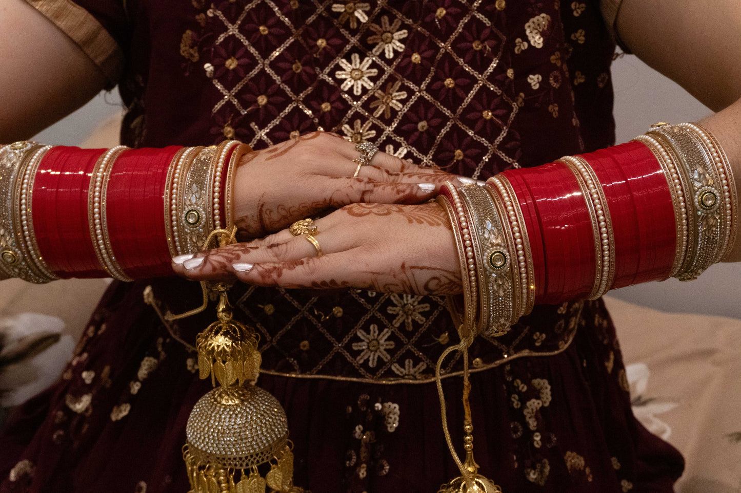 Rajwada Ruby Bridal Chura