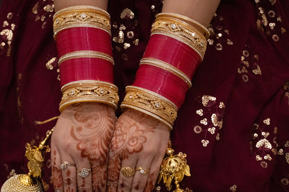 Swarna Sindoor Chura With AD Bangles