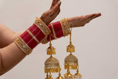 Swarna Sindoor Chura With AD Bangles