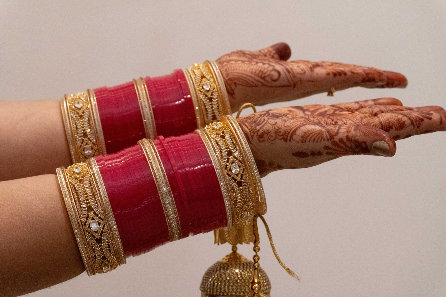 Swarna Sindoor Chura With AD Bangles