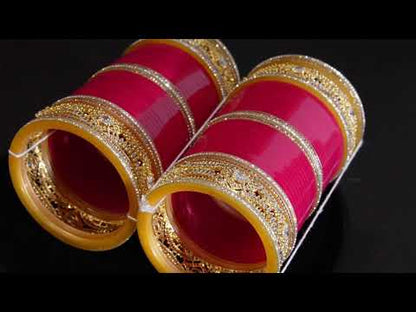 Swarna Sindoor Chura With AD Bangles